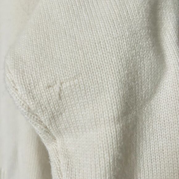 Varley Edie Namesake Court Club Knit Sweater in Egret Cream Size Large - Picture 5 of 8